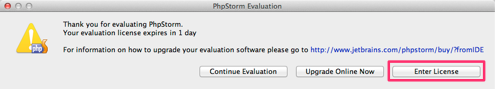PhpStorm Evaluation-1